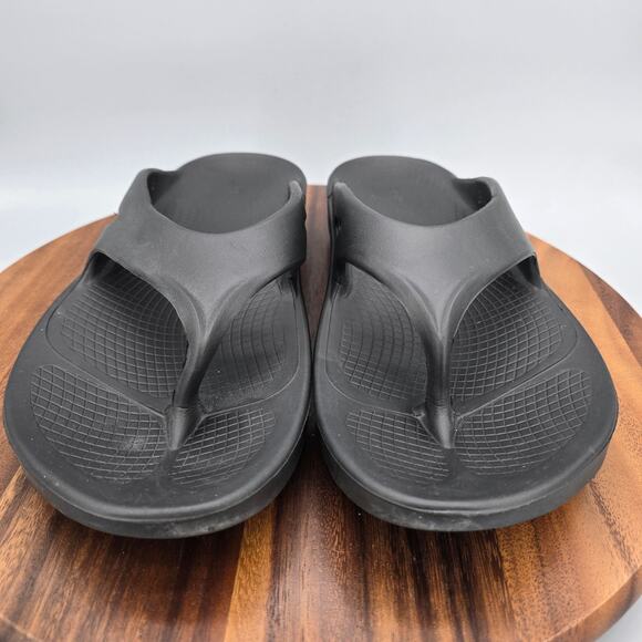 Oofos Ooriginal Sandals Mens 12 Black Slip On Recovery Thong Comfort Sport Shoes main image 5